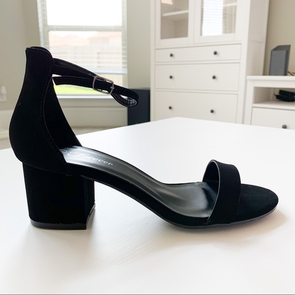 Forever Black NUB Heels Nataly-06 - Picture 2 of 9